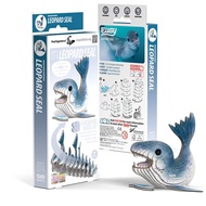 Eugy Dodoland Sea Leopard Seal 3D Puzzle. 3D Paper Puzzle for Kids. Eco-Friendly DIY Gift for Childr