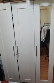 Ikea  White Wardrobe with Drawers & Shelves & mirror  only need to come & take away  already  disman