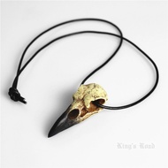 KRRS UK Alchemy V66 Gothic Dark Crow Skull Resin Pendant Necklace KRRS UK Alchemy V66 Gothic Dark Cr