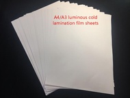 A4 A3 Adhesive Luminous High-end Cold Laminating Film Photo Film Special Luminous Green Luminous Col