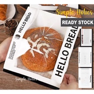 Window White Bread Paper Bag (Large) / Sourdough Bread Packaging / Bread Loaf Bread Packing / Bread 