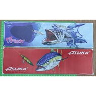 ASUKA STICKER FISHING STICKER 35CM*10CM