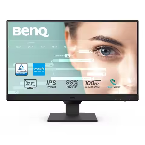 24" 100Hz FHD IPS Monitor Eye Care VESA Mount Built-in Speakers DP HDMI