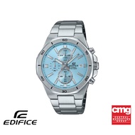 Casio นาฬิกาข้อมือผู้ชาย EDIFICE รุ่น EFV-640D-2BVUDF สายสแตนเลส สีฟ้า