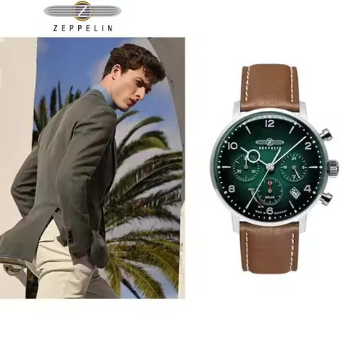 Original Factory ZEPPELIN Hindenburg Series Premium Classic Men's Quartz Watch Luxury Designer Leisu