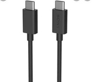 SONY  雙Type-C(USB-C) USB3.1 高速原廠傳輸線/充電線