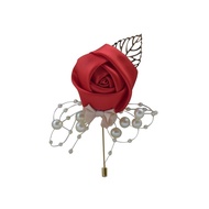Groom Corsage Jas Flower Brooch Yang Halus Bros Bunga Jas Bros Jas Pria Wanita Untuk Wedding
