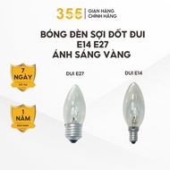 Incandescent Bulb (Fiber) E27 E14 355 Decor Lighting Yellow Light T35