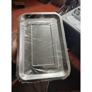 Stainless steel tray, convenient food tray 30x20x1.5cm