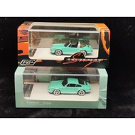 Two Car PackingTp Porsche 911 964 singer Hard Top and Convertible 1/64 Porsche 911 singer targa, cou