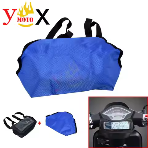 Scooter Waterproof Earphone Bag Drag Bar Storage Bag Navigation Case For Vespa CT250 RT3 Honda X-ADV