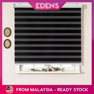 EDENS Modern Home Indoor 120cm Window Zebra Curtain Screen Roller Blind Bidai Zebra Langsir  (120cm x 180cm) ????? ????? - Fulfilled by EDENS