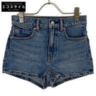 กางเกงยีนส์ขาสั้นยืดสีครามอ่อน Alexander Wang ไซส์ 26 [มือสอง]