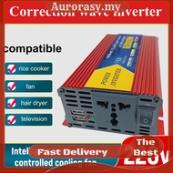 [AS] 600 Watt Charger Converter Adapter with Cooling Fan 12V DC To 220V AC for Car/RV Home Solar Sys