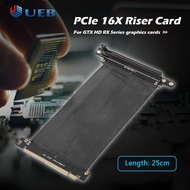 PCIe 3.0 16X สายพ่วง90องศา PCI-E 16X เพื่อ16X ไรเซอร์การ์ดที่ยืดหยุ่น