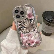 Fierce Animals Patchwork Leopard Print Soft Phone Case Compatible With Iphone 17/17 Pro Max, 16/16 P