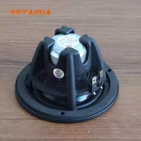 SOTAMIA 1pcs 3 Inch Full Range Fever Speaker 4 Ohm 25 Watt Aluminum Film Household DIY Bluetooth Spe