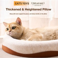 【SG SELLER】Felt Cat Bed Cat Scratching Board Wear Resistant Cat Felt Nest