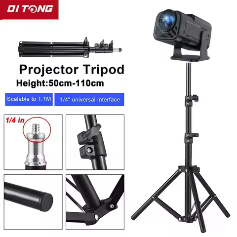 DITONG 110cm Portable Bracket for magcubic HY300 pro Projector Tripod Stand Mount for magcubic HY320