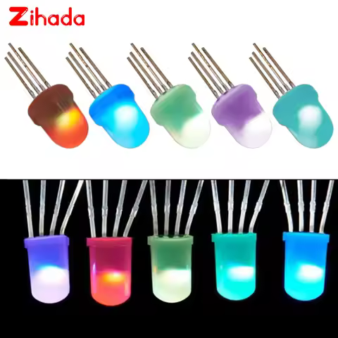 5mm 8mm Round RGB Full Color Neon Pixel IC APA106 F5 F8 RGB Led Beads Arduino Frosted Led Chips Like
