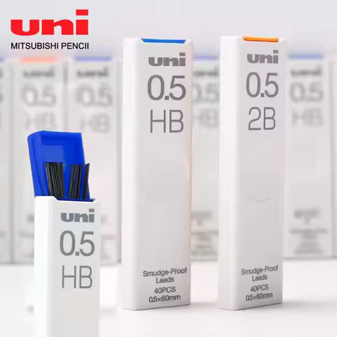 3 Boxes Japan UNI Mechanical Pencil Lead UL-S Smudge Proof Black 0.3/0.5/0.7/0.9mm Non Breakable HB/