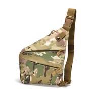 sling bag man beg lelaki sling bag Tactical Chest Bag Multifunctional Outdoor Cycling Messenger Bag 