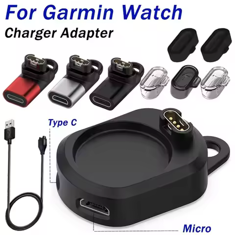 Type C Charger Adapter For Garmin Fenix 7 6 5 7X Forerunner 955 935 255 Watch Charger Plug For IOS M