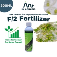 IM AQUATIC F/2 Fertilizer Phytoplankton Booster Chlorella Nannochloropsis Coral Hatchery Aquaculture