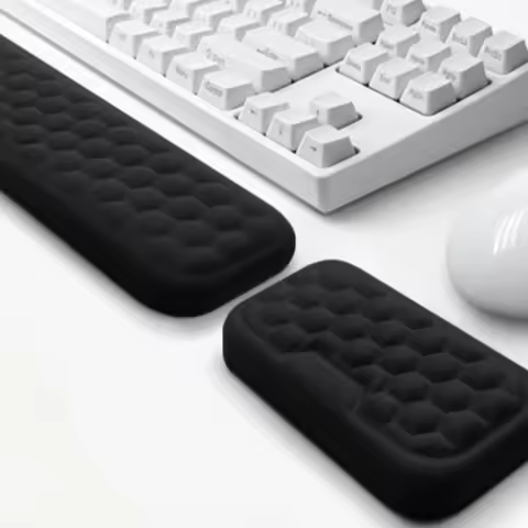 Keyboard wrist Rest Memory Foam Keyboard Mouse wrist Rest Ergonomic Design Wrist Pad for Computer Ke