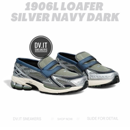 100% BNIB Sepatu Sneakers Slip on Pria-new-balance-1906 1906L Loafer Silver Metallic Navy Dark Olive
