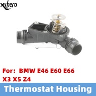 Engine thermostat For BMW E46 E39 X5 X3 Z3 Z4 330i 525i Gugushop Car Thermostat Housing OE1153143704
