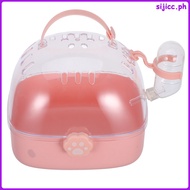Bird Travel Carrier Cage for Hamster Bunny Carriers Ferret Carrying Case sijicc