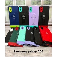 Samsung Galaxy A02 Case / Samsung Galaxy A02 Casing Standing Soft Case Camera Protector