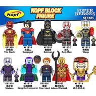 Ant-Man Flash Kang Batman Adam Assembled Building Block Toy KF6185 XHDQ