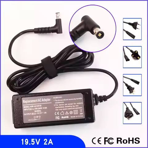 19V 2A 39W Laptop Ac Adapter Charger For Sony ADP-45DE A SVF13NA1UU SVF13N12CWS VGP-AC19V74 VGP-AC19