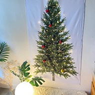 【聖誕佈置燈串】聖誕樹壁幔+星光絲線LED燈 快速出貨