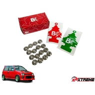 BC® Titanium Retainers Daihatsu L2 MATERIAL Gr5 Titanium TI6AL4V