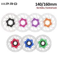 IIIPRO Floating Bike Brake Rotor 140mm 160mm MTB Mountain Bicycle Oil Disc Brake Rotor Central Lock/