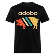 Retro Style 80s 90s Graphic Adobo Logo Shirt Filipino Pig T-Shirt Philippines