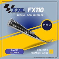 100% EJM SUZUKI FX110 STD EXHAUST PIPE COMP ASSY - FX 110 EX PIPE EKZOS STANDARD EXZOS EXOS MUFFLER 