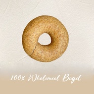 100% Wholemeal Bagel Traditional Bagel Chewy Bagel, NO OIL NO SUGAR, fresh bake