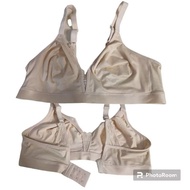 CMA .. big size jumbo 44C 44D 46D 48DD Women's Bra 3 hooks No Wire No Foam Underwear