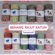 KATUN RETAIL 50 M BUTTERFLY BRAND COTTON KNITTING YARN, KNITTING YARN POLOS, STRIPED KNITTING YARN, 