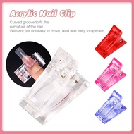 Nail Art Transparent Crystal Clip for Finger Extension Nail UV Gel Fixed Nail Mold Professional Nail