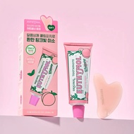 EUTHYMOL Peach Whitening Toothpaste 106g Korean Toothpaste Stain Care Fresh Breath + Heart Gua Sha