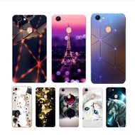 OPPO F5 Case Fashion Soft Phone Casing OPPO F5 Youth Silicone Lovely Pattern Back Cover OPPO F7 F9 with Tempered Glass