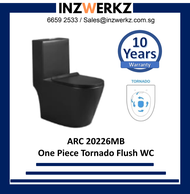 ARC WC 20226MB Tornado One Piece Toilet Bowl WC