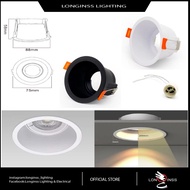 LED Eyeball Spotlights Casing Gu10 Holder ( White / Black )