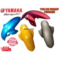 Y15 V2 FRONT FENDER MUDGUARD YAMAHA Y15 V2 MATT GREY YELLOW ORIGINAL100%YAMAHA B17-F1511-10