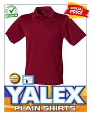 Shirt On Yalex Plain Polo colored MAROON Shirt WITH COLLAR Yalex Red Label High Quality Shirt Ideal 